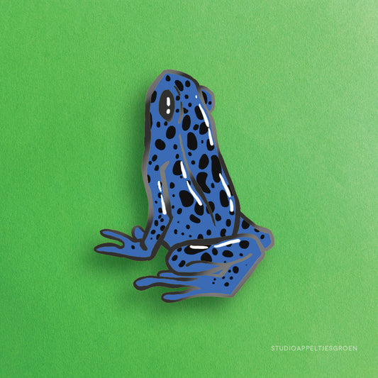 Enamel pin | Blue Poison Frog