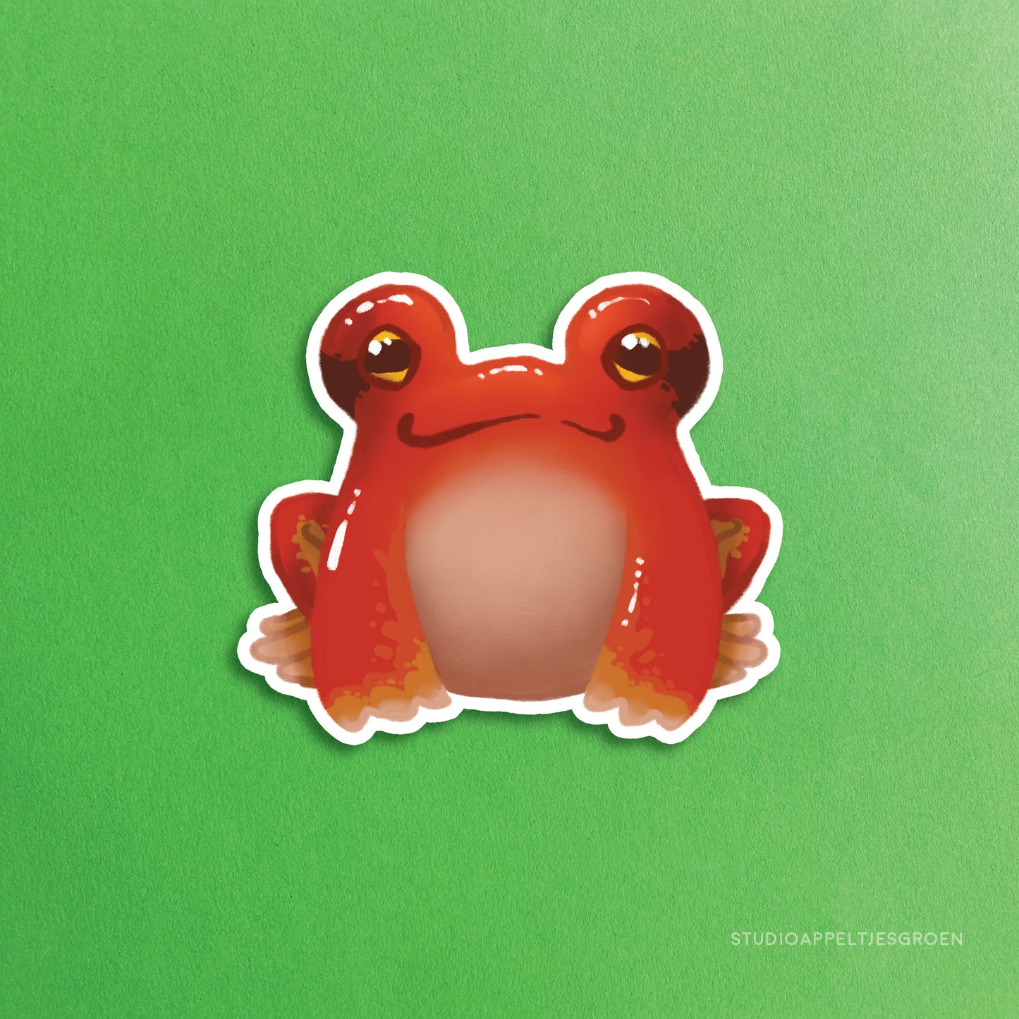 Vinyl sticker | Tomaatkikker