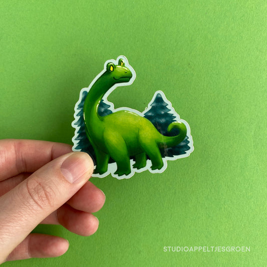 Vinyl sticker | Dinosaur frog