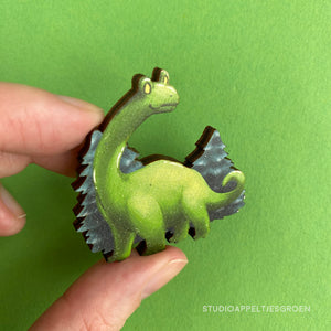 Frog Mail | Dinosaur pin