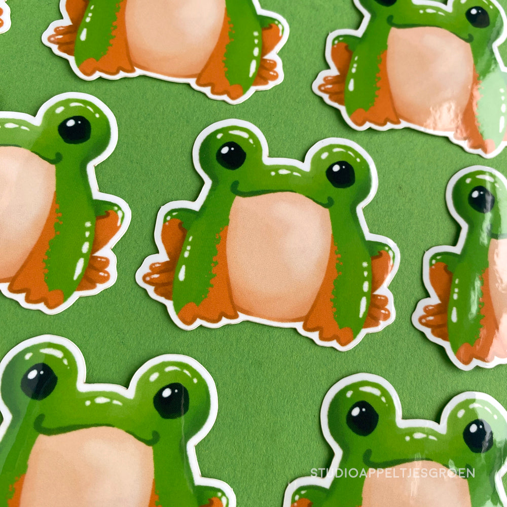 Vinyl sticker | Morelet's tree frog