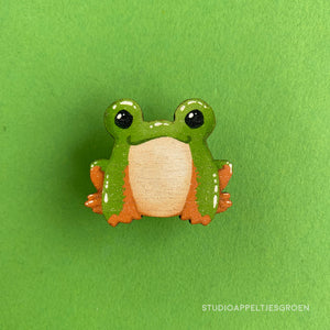 Frog Mail | Morelet's tree frog Wood pin