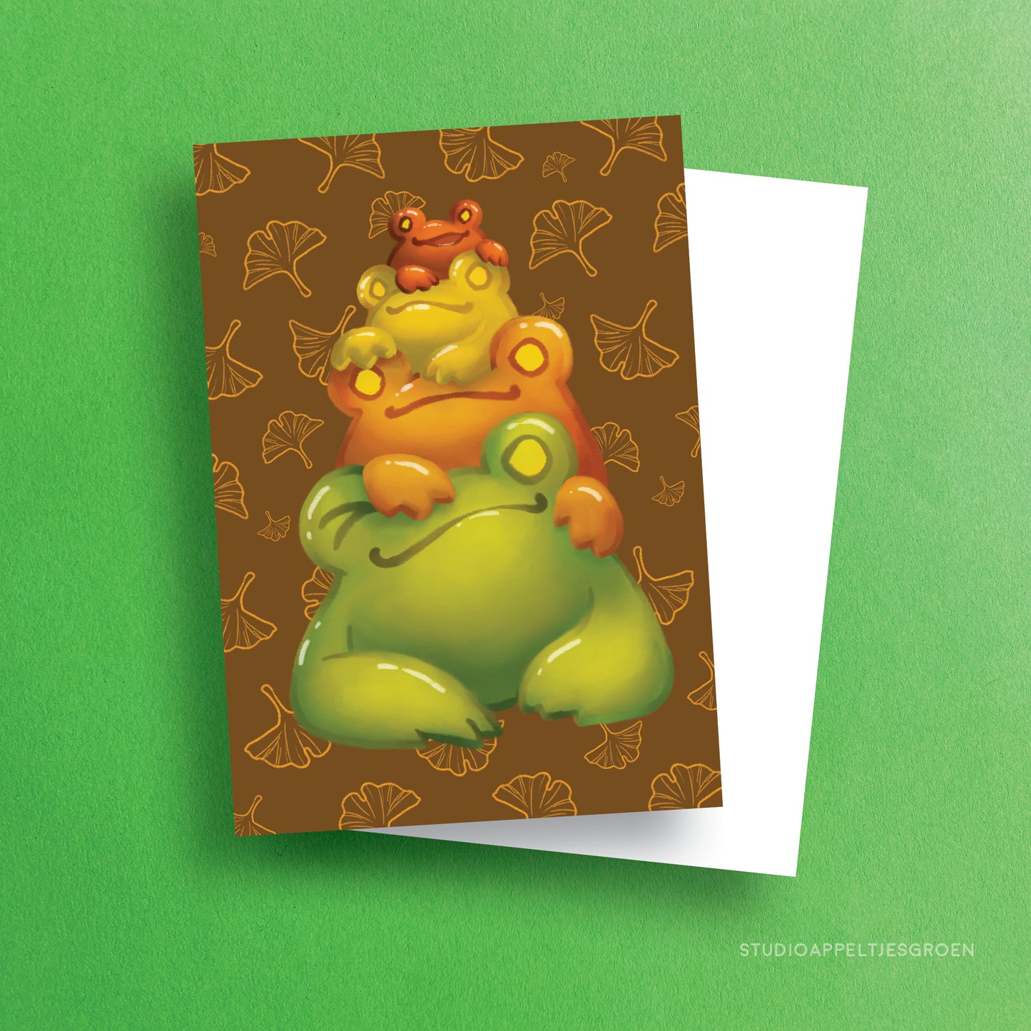 Postcard | Frog stack