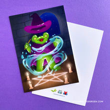 Load image into Gallery viewer, Frog Mail | Witch craft Postcard
