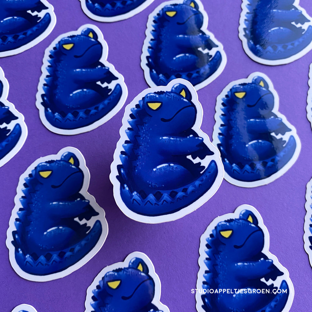 Vinyl sticker | Gojira dino frog