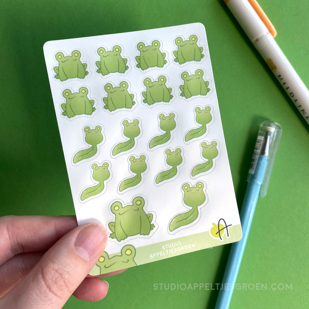 Sticker sheet | Floris the Frog