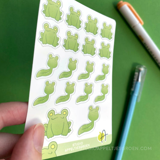 Sticker sheet | Floris the Frog