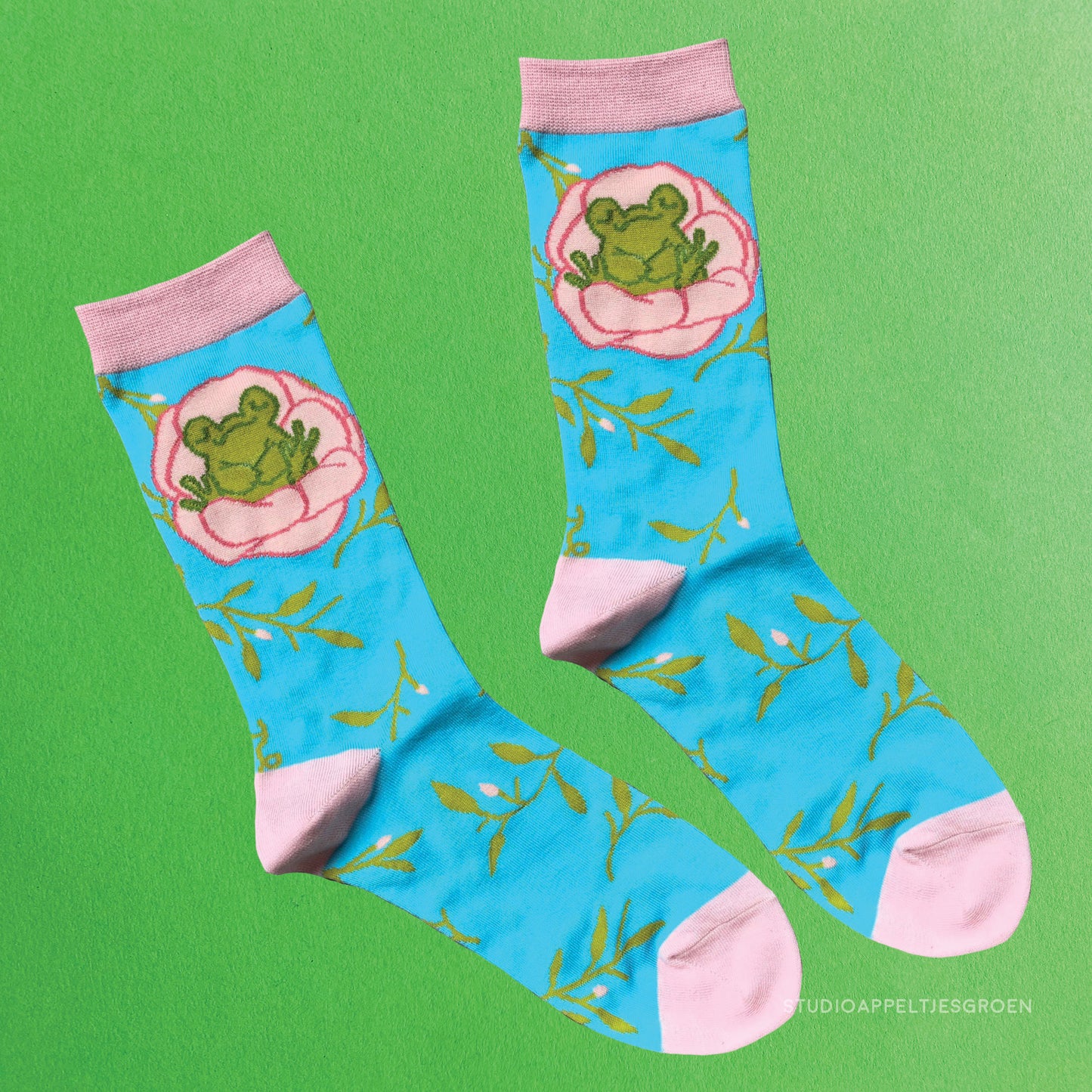 Socks | Flower nap frog