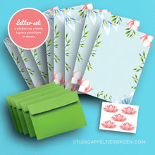 Load image into Gallery viewer, Letter set | Flowers A5 writing set
