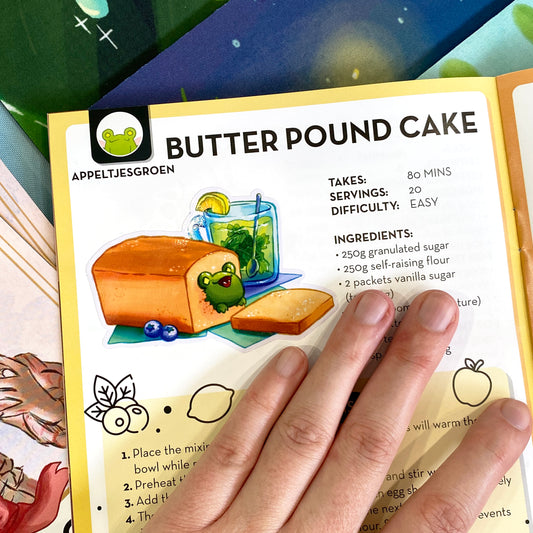 Vinyl sticker | Butter pound cake (Oma's cake)