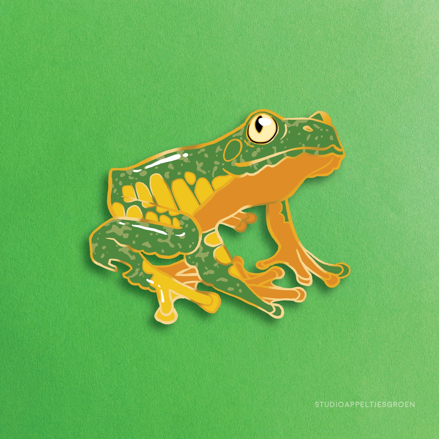 Enamel pin | Finged Tree Frog