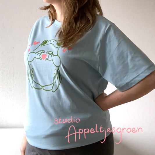 T-shirt | Frog lover (Blue)
