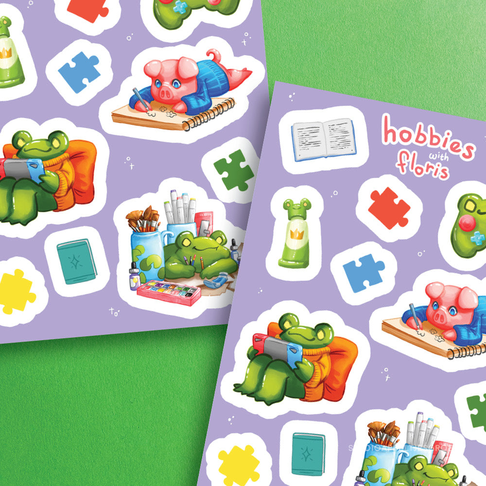 Sticker sheet | Hobbies with Floris
