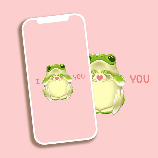 Phone wallpaper | i frog you