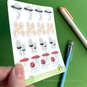 Sticker sheet | Mushrooms