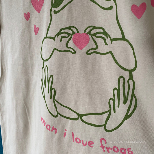 T-shirt | Man I Love Frogs (Sand)