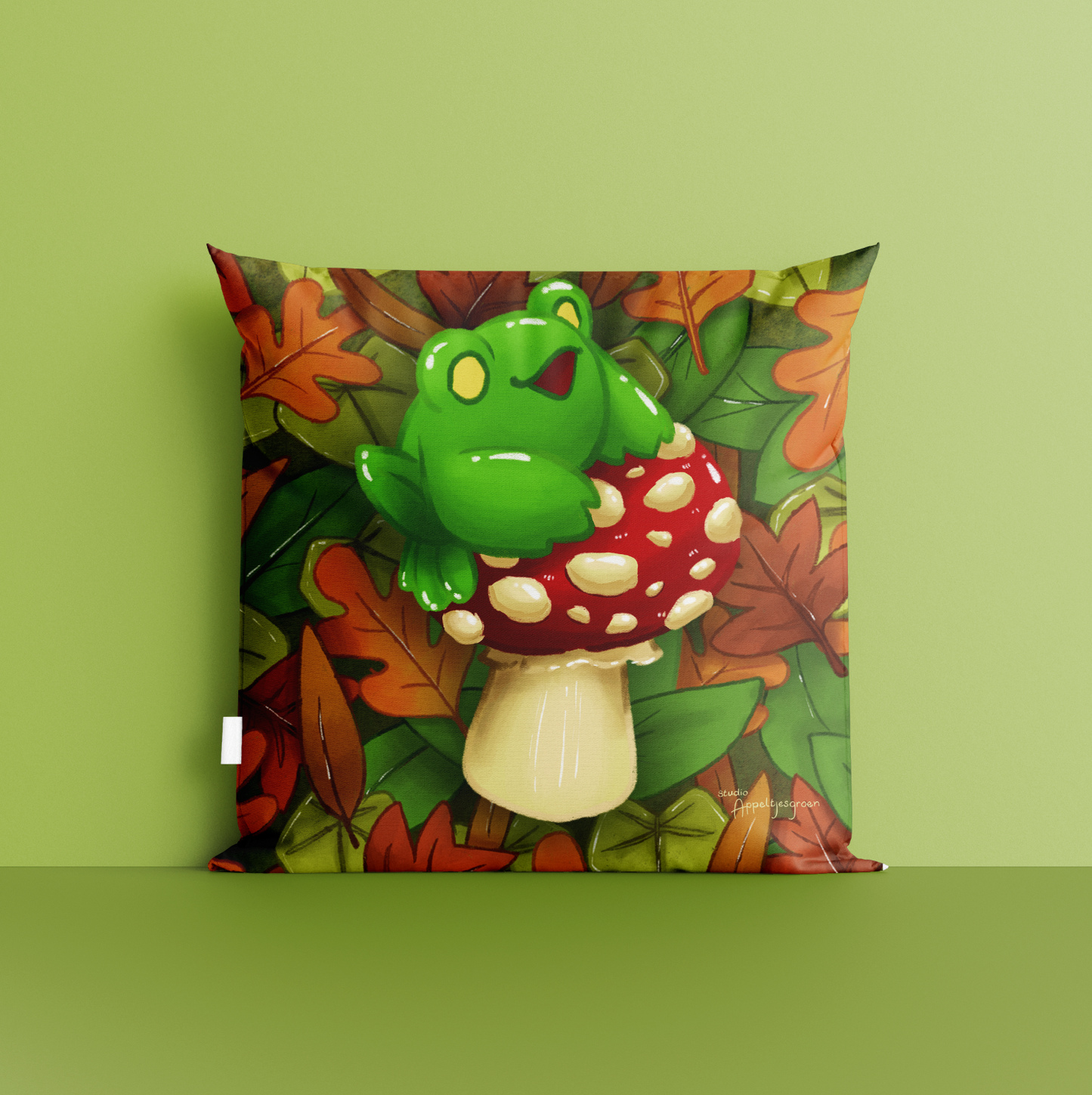 Pillow case | Mushroom frog