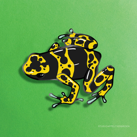 Enamel pin | Yellow-banded Poison Dart Frog
