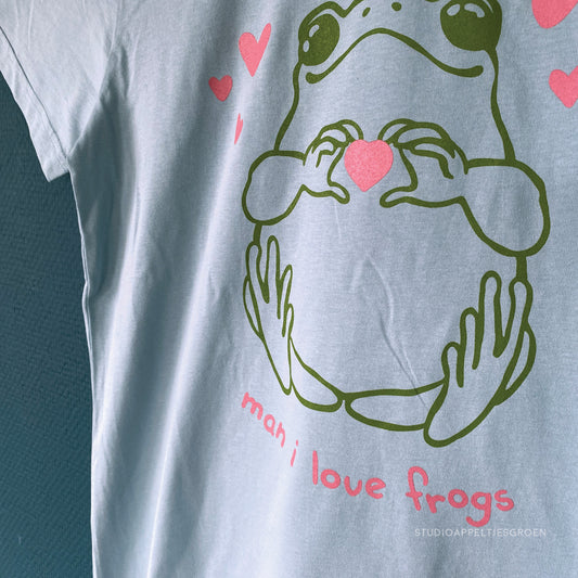 T-shirt | Man I Love Frogs (Blue)
