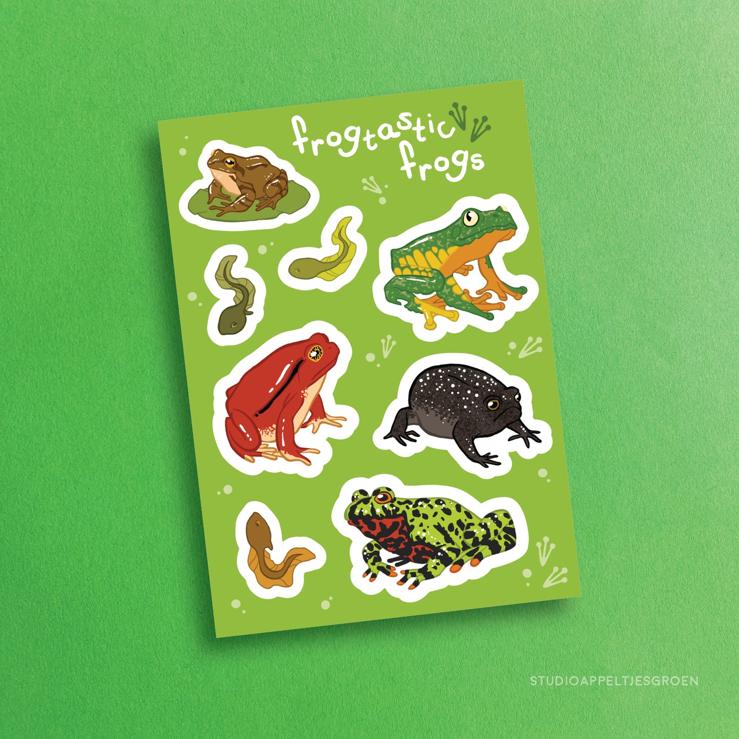 Sticker sheet | Tadpoles and friends