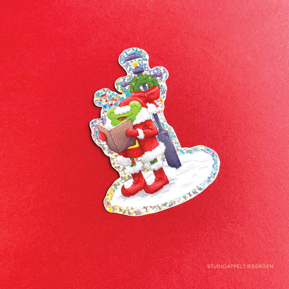 Holo sticker | Frogmas charols