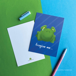 Greeting card | Frogive me