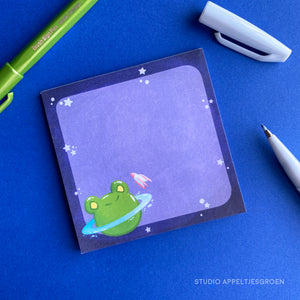 Floris the Frog | Space notepad
