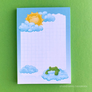 Floris the Frog | Weather A6 notepad