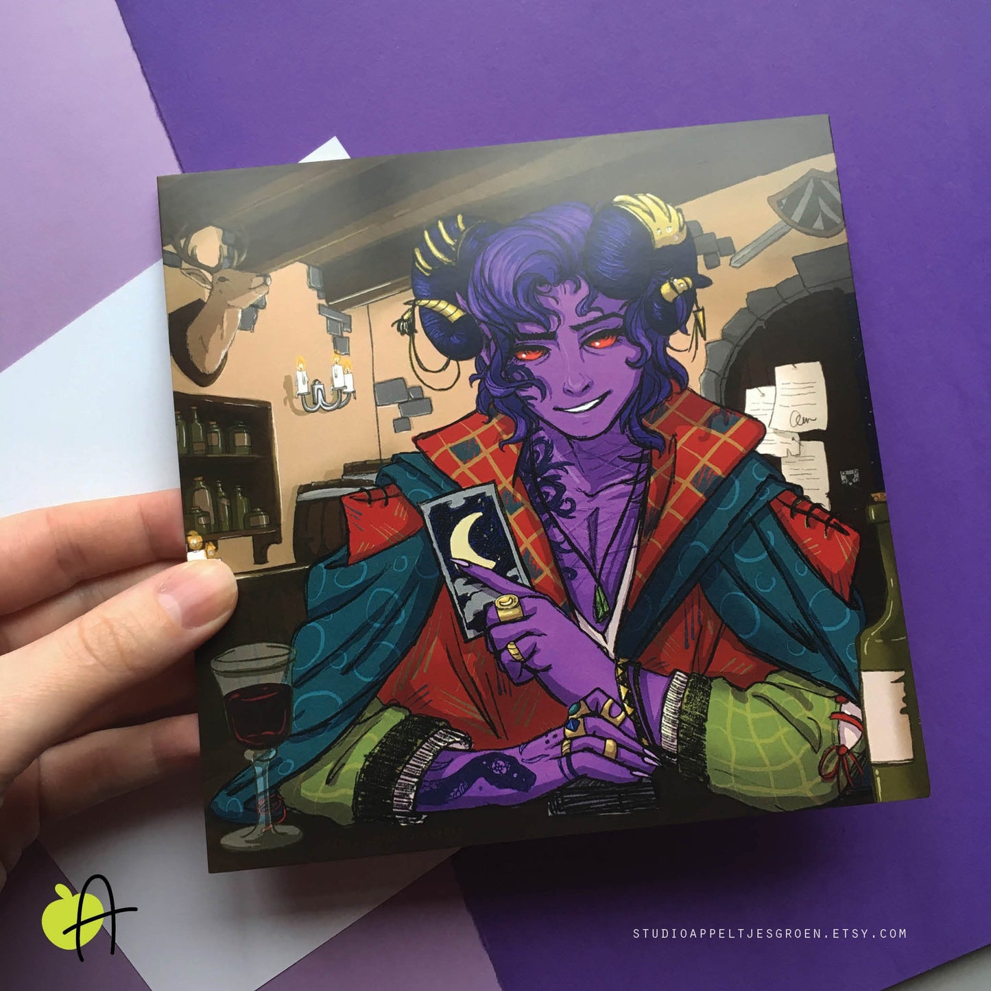 Critical Role | Mollymauk Tealeaf mini print