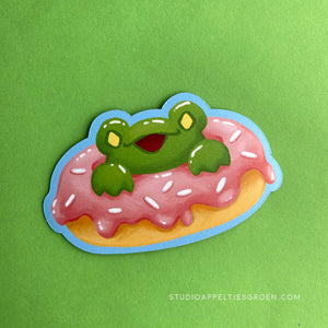 Floris the Frog | Donut Magnet