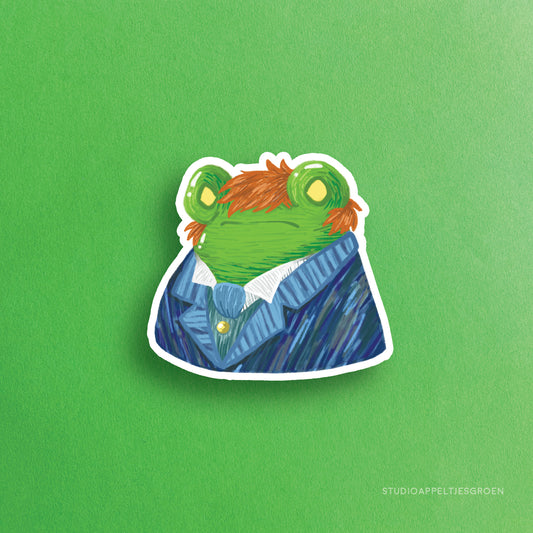 Vinyl sticker | Floris van Gogh frog