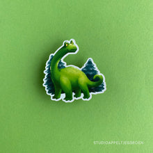 Load image into Gallery viewer, Floris the Frog | Dinosaur Vinyl Sticker
