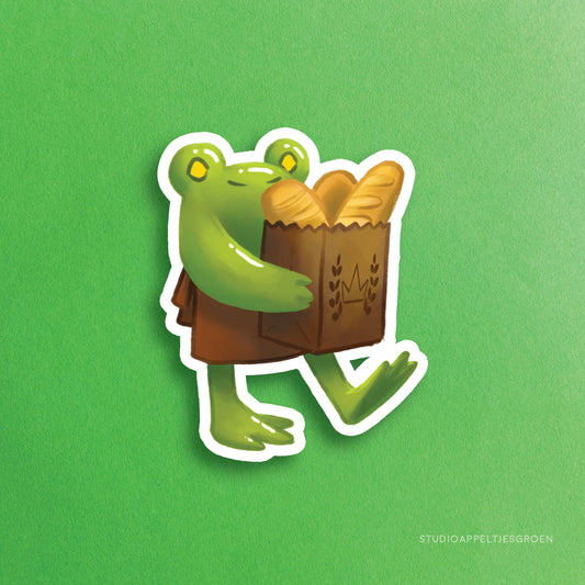 Vinyl sticker | Frog Bread delivery