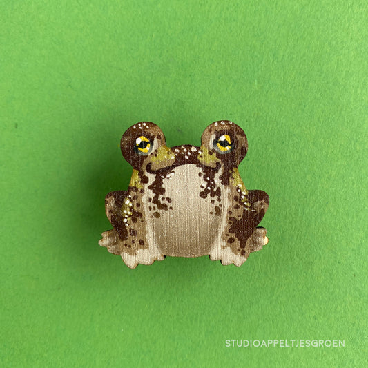 Wood pin | Desert rain frog