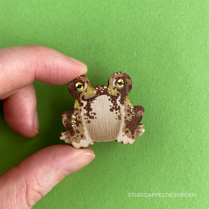 Wood pin | Desert rain frog