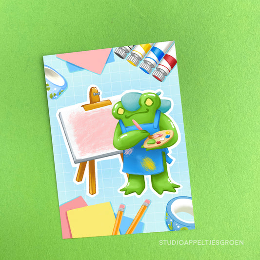 Postcard | Artist frog