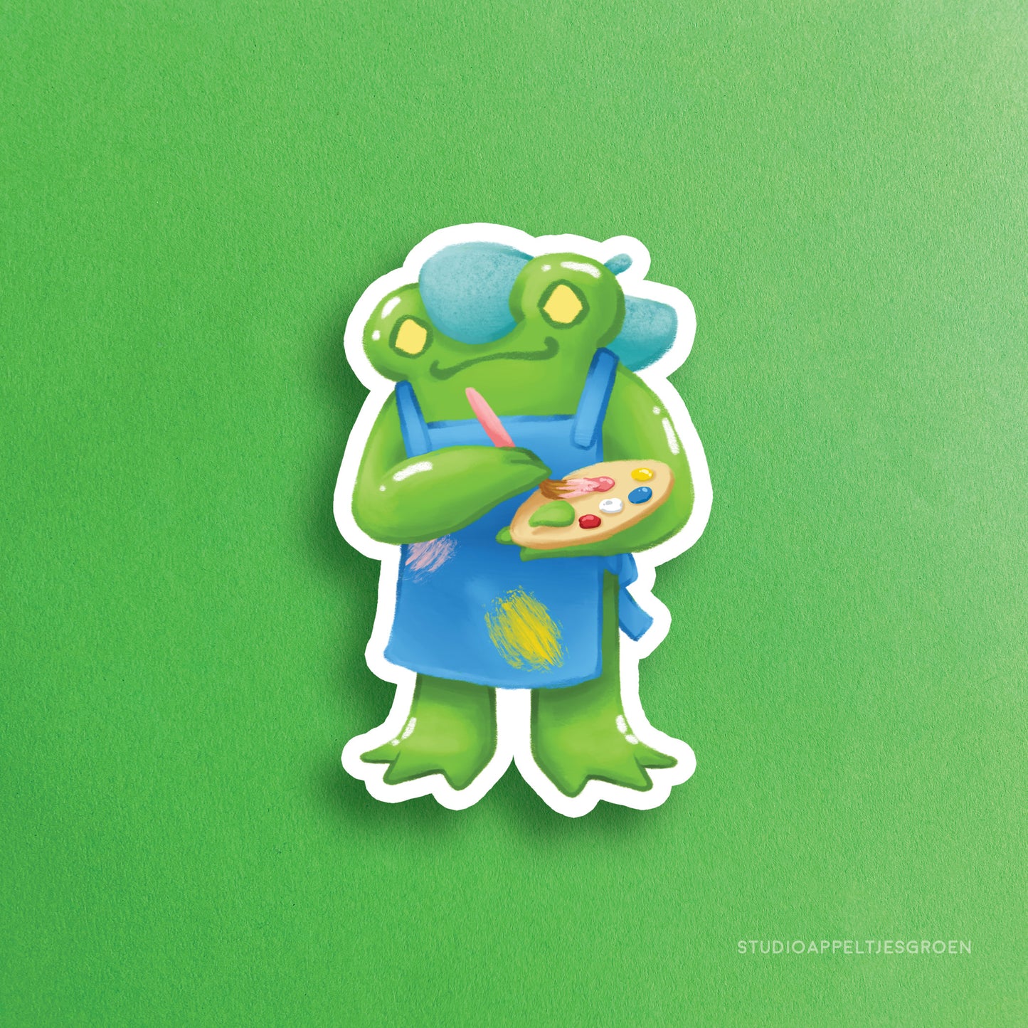 Vinyl sticker | Artist frog