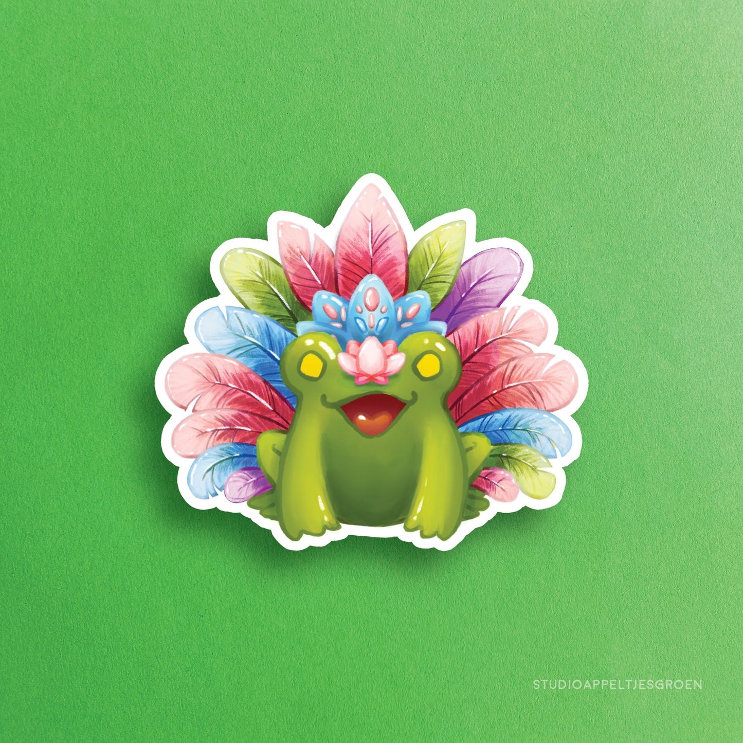 Vinyl sticker | Carnaval Frog