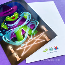 Load image into Gallery viewer, Frog Mail | Witch craft Postcard
