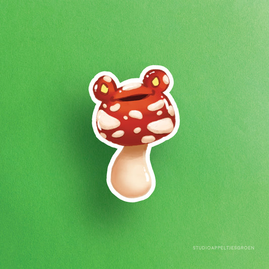 Vinyl sticker | Amanita mushroom