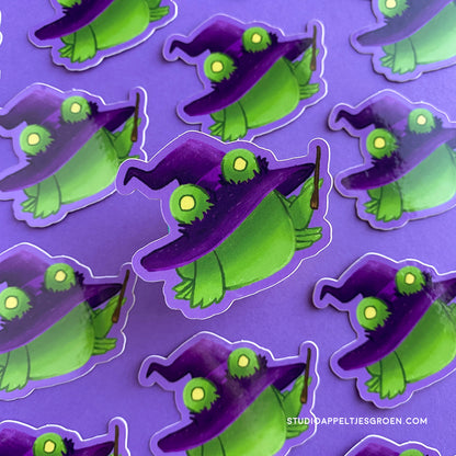 Vinyl sticker | Witch frog