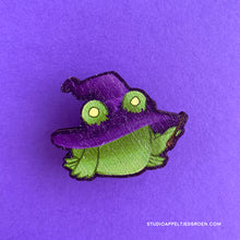 Load image into Gallery viewer, Frog Mail | Witch Wood pin

