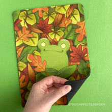 Load image into Gallery viewer, Floris the Frog | Fall Floris mouse pad
