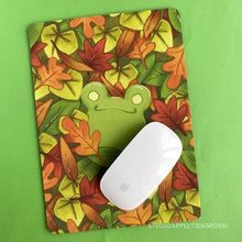 Load image into Gallery viewer, Floris the Frog | Fall Floris mouse pad
