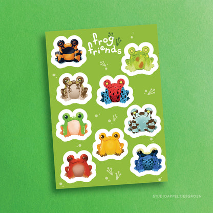 Sticker sheet | Frog Friends