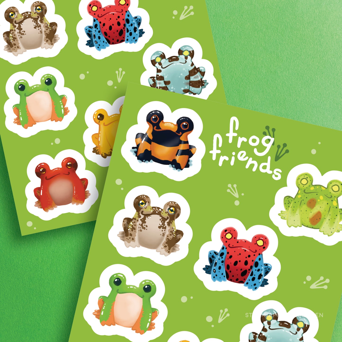 Sticker sheet | Frog Friends