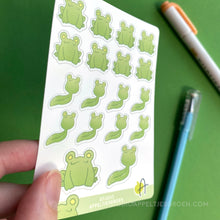 Load image into Gallery viewer, Stickers sheet | Floris the Frog
