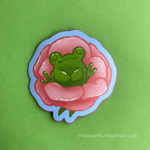 Floris the Frog | Flower Bud Magnet