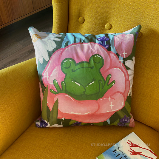 Pillow case | Flower nap frog