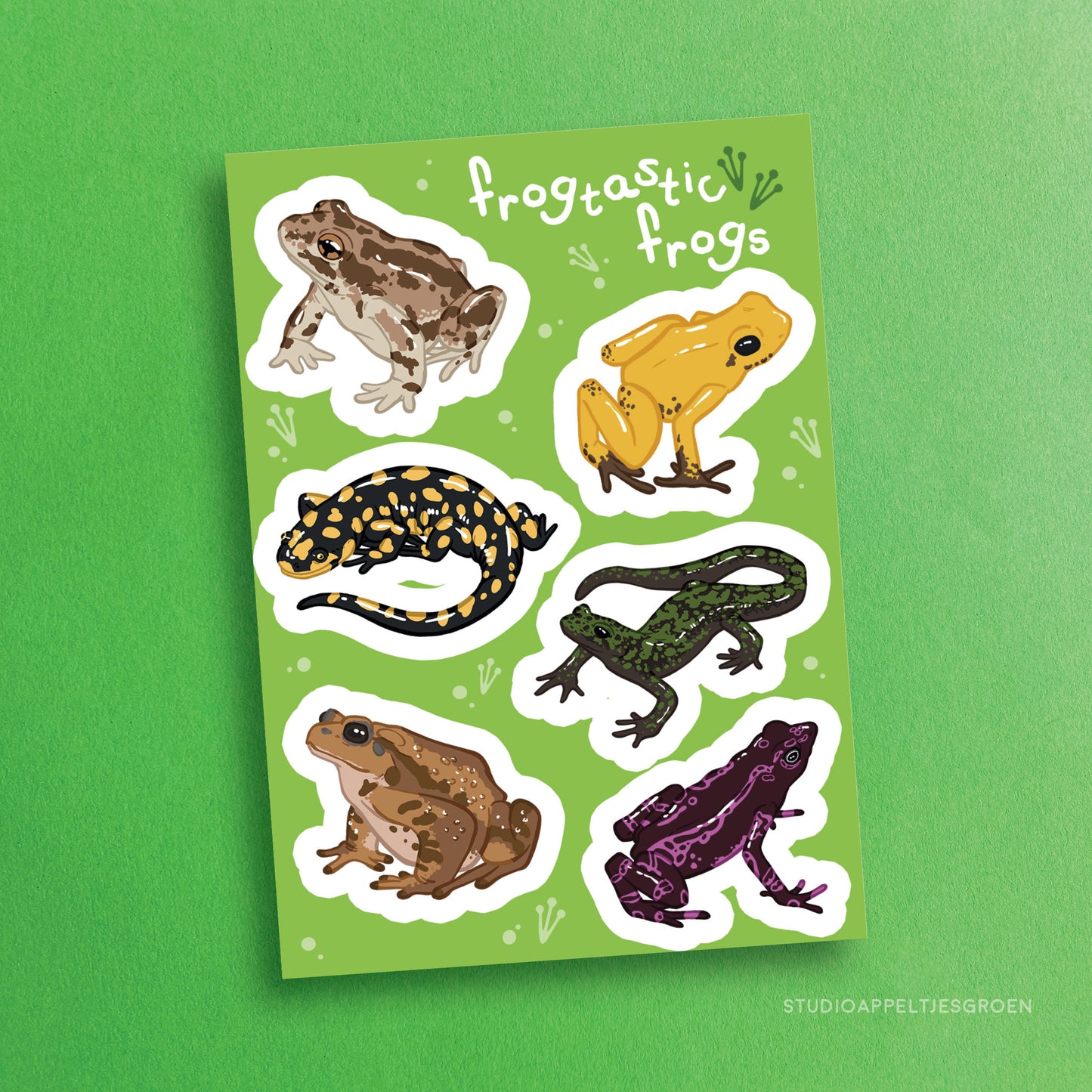 Sticker sheet | Miyako toad and friends